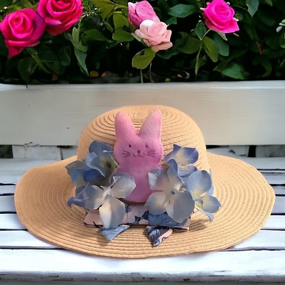 Other - Children’s Easter Straw Sun Hat